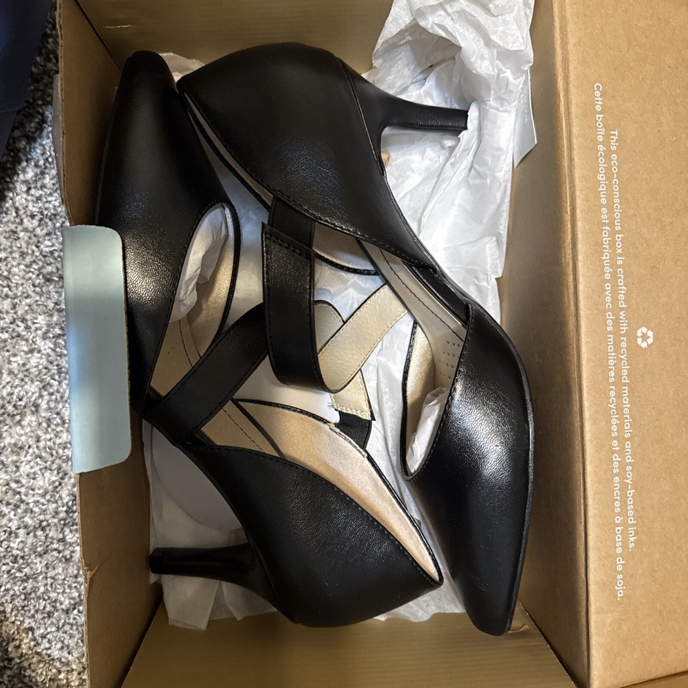 LifeStride Womens Suki Pumps Black Vinci 7.5W New